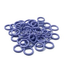 실내 튜닝100PCS 자동차 부품 연료 인젝터 수리 인감 캡 키트 플라스틱 와셔 씰 32001 For Toyota, 보라색, 100개