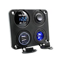 차박 매립형 소켓 브라켓 DIY 전기재료 볼트 메타 1-브라켓-1구 충전포트 카라반DIY USB충전포트 카라반DIY홀쏘 캠핑, 4-브라켓-4구