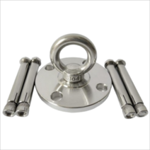 와이어줄 스테인레스 강아지사슬 고정기 개묶어두기 셰퍼드 골든리트리버 말개 대형견 고정, T09-업그레이드 고정 타입+나사+스패너-XL-초대형