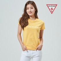 [게스] 여성 로고 반팔티 OM2K0551