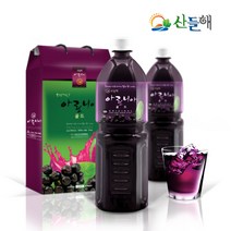 산들해 국내산 아로니아원액 아로니아즙, 1000ml, 2병