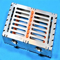 German Stainless 1 Heavy Duty Dental Autoclave Sterilization Cassette Box Tray for 7 Instruments But