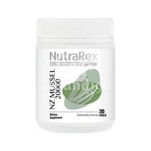 뉴트라렉스 그린 립 머슬 초록 입 홍합 20000mg 200정 1 팩 NutraRex NZ Green Lipped Mussel, 1개