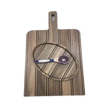 원목 나무 친환경 장인 도마 집들이 선물 가정용 아카시아 나무 조리 곰팡이없는 식기, E