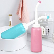 수동비데 휴대용비데 수동식비데 여행용 미니 무전원, 블루, 블루
