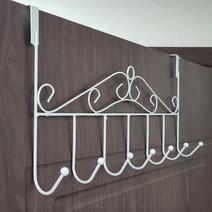 문걸이행거 모자걸이 문에거는옷걸이 도어 훅 행거 방문옷걸이, 화이트, 색상, 1개