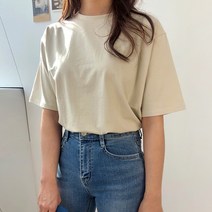 커밍투유 면 모달 여름 반팔 티셔츠