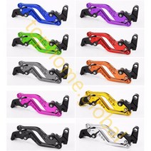YAMAHA R3 R25 2014-2020 짧은 클러치 브레이크 레버 CNC ADJUSTABLE 10 COLORS 14.7CM 2015 2016 2017 2018 2019, Orange