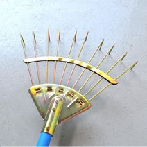 쇠갈퀴 갈쿠리 까꾸리 낙엽청소 벌초 잔디 잡초 텃밭 돌고르기 넉가래 제설용품 눈삽, 1개
