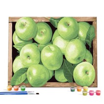 아이러브페인팅 DIY캔버스형 그림그리기 40x50cm 재물의 청사과, 단품
