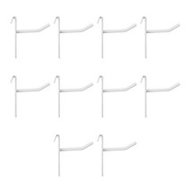 DK인테리어 휀스망 일선후크x10EA, 5cm, 화이트, 10개