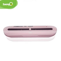 가정용진공포장기 실링기 수비드 진공 포장기 상업 및 가정용 비닐봉지 장, Pink+UK-220V