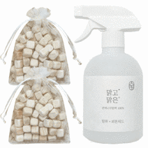 온다숲 잎피톤치드 편백수 스프레이 탈취제 500ml+편백큐브2 세트, 1세트