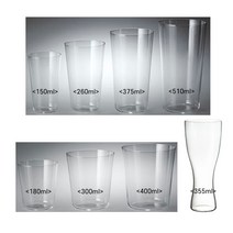 Shotoku 우스하리 잔 글라스 유리컵 용량별 8종 Glass Tumbler 8 Types, 5. 355ml