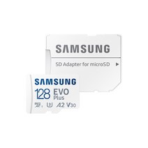 삼성전자 마이크로 SD카드 외장 메모리 EVO PLUS 64GB~512GB 어댑터포함, 128GB