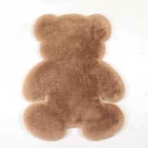 동물 그림 모양 귀여운 롤 거실 방 카페트 러그 귀여운 곰 깔개 슈퍼 부드러운 만화 곰 카펫 방 거실 침실 미끄럼 방지 매트 현대 홈 장식 바닥 카펫