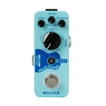 어쿠스틱이펙터 보컬 앰프 베이스 Mooer MCH3 베이비 워터 딜레이 & 코러스 기타 이펙트 페달 어쿠스틱, 한개옵션0