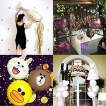 렛츠파티 캐릭터풍선 은박풍선 헬륨풍선 파티용품 이벤트용풍, 샴페인, 1개