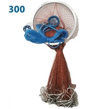 낚시 그물 물고기 손으로 던지는 야외 도구 아연 도금 강철 주조 네트워크 모델 240300600, YELLOW