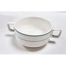 행남자기 도자기 양손 스프볼 라인볼, 1개