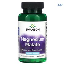 스완슨 마그네슘 말레이트 고함량 비건 태블릿 1000mg 60정, 상품, 기본