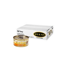프리미엄 캣토리 참치치어 80g x 24개 고양이캔
