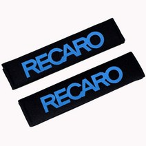 2pcs 자동차 스타일링 좌석 벨트 어깨 스트랩 패드 레이싱 Recaro 레이싱 좌석 커버 자동차 액세서리, 03 for RECARO blue