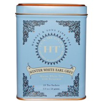 Harney Sons 윈터 화이트 얼그레이 티 20 티 주머니( Sachets) 0.9 oz (26 g), One Color, One Size