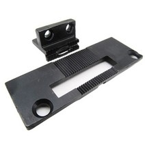 오버록미싱 핸드미싱 자수미싱JUKI LU-563 FEEDER DOG & NEEDE PLATE B1109-563-000 +, 01 PLATE AND FEED DOG