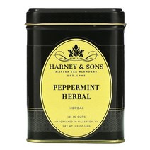 하니앤손스 페퍼민트 허브 티 42g Harney & Sons Peppermint Herbal Tea, 1팩, 1팩