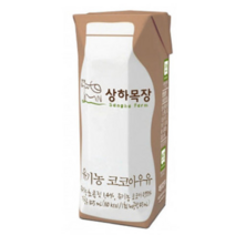 상하목장 유기농 코코아 우유, 125ml, 12개