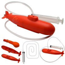 잠수함 만들기 부력 실험 과학 키트 고무 풍선 주사기 물에 뜨는 원리 교구 사이언스