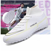 플러스 빅 사이즈 35-47 높은 발목 스니커즈 남자 FG 축구화 키즈 축구 클리트 긴 스파이크 직업 Chaussure Football Shoes