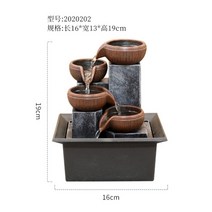 인공폭포 소품 선물 장식 거실 소형 침실 미니 가정용 분수대, A.9500모델-(수정구스타일제외)