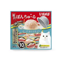 이나바 챠오츄르 퐁츄르 10P 고양이간식, TSC-113 씨푸드 버라이어티
