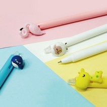 양- 0.7mm 검정색 볼펜 동물 캐릭터 판촉용 홍보용