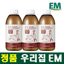 우리집 EM 500ml 가정용 EM 활성액, 3개