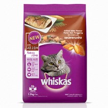 위스카스 포켓 구운고등어 1.2kg 고양이사료, 1개
