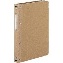 코쿠요 파일 바인더 천 붙이 B5 세로 각금 첨부 26 구멍 100장 수용 하-110