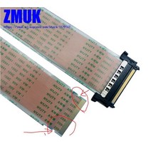 I-PEX 8K HDTV LVDS TV 리본 케이블 AWM 20941 105C 90V VW-1 51 핀, 01 주황색_01 250MM Length