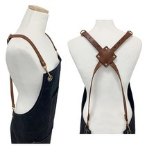 오가닉라이프 인조가죽 가죽끈 앞치마 끈 보충, 인조가죽끈 (브라운)