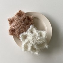 [울클럽]별꽃 수세미 뜨개 키트 DIY 왕초보 고급수세미실 두겹 도톰한 수세미(동영상), 147 피치