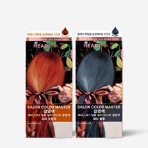 헤드스파7 살롱 컬러마스터 결염색 2개 5종 색상선택 990534, 애쉬블루 1개+1개