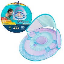 스윔웨이즈 Swimways 햇빛 캐노피 공기 주입식 용 스프링 튜브 924개월 영아용 인어 디자인 가성비 추천 미국직구, 1 - Mermaid, 1 - Mermaid