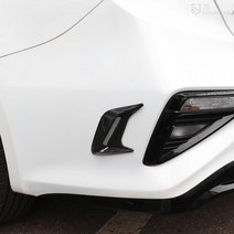 JS automotive 전차종 3D 입체 샤크 상어 아가미 휀다 사이드 가니쉬 에어덕트 에어벤트 몰딩 실외 인테리어 악세사리 튜닝용품, 무광실버2P
