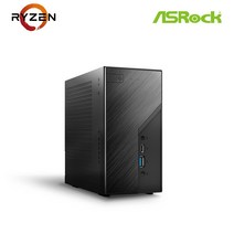 ASRock DeskMini X300 120W 베어본 초소형 PC, AMD