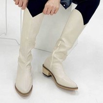 여자 롱부츠 웨스턴 부츠 트렌디 패션 데일리 슈즈