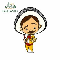 청소년 자전거 EARLFAMILY젊은 Tapatio 남자 위한 13cm x 자동차 스티커 오토바이 헬멧 캠핑 낙서 스크래, 01 style A