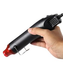 공예용 슈링클스 히팅건 피규어 DIY 힛툴 열펜 미니열풍기 300W 미니어처 제작, 히터 및 300PCS, EU 플러그(220V)