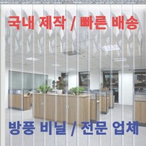 다막지 바람막이 방풍비닐커튼 가정용 업소용 외부공기차단 HACCP 산업용 창고 탑차 보냉 보온, 전체투명무지 2T, 가로1000mm, 세로2500mm, 1개